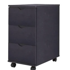 vidaXL - Ladekast - Zwart - Bewerkt hout Outlet