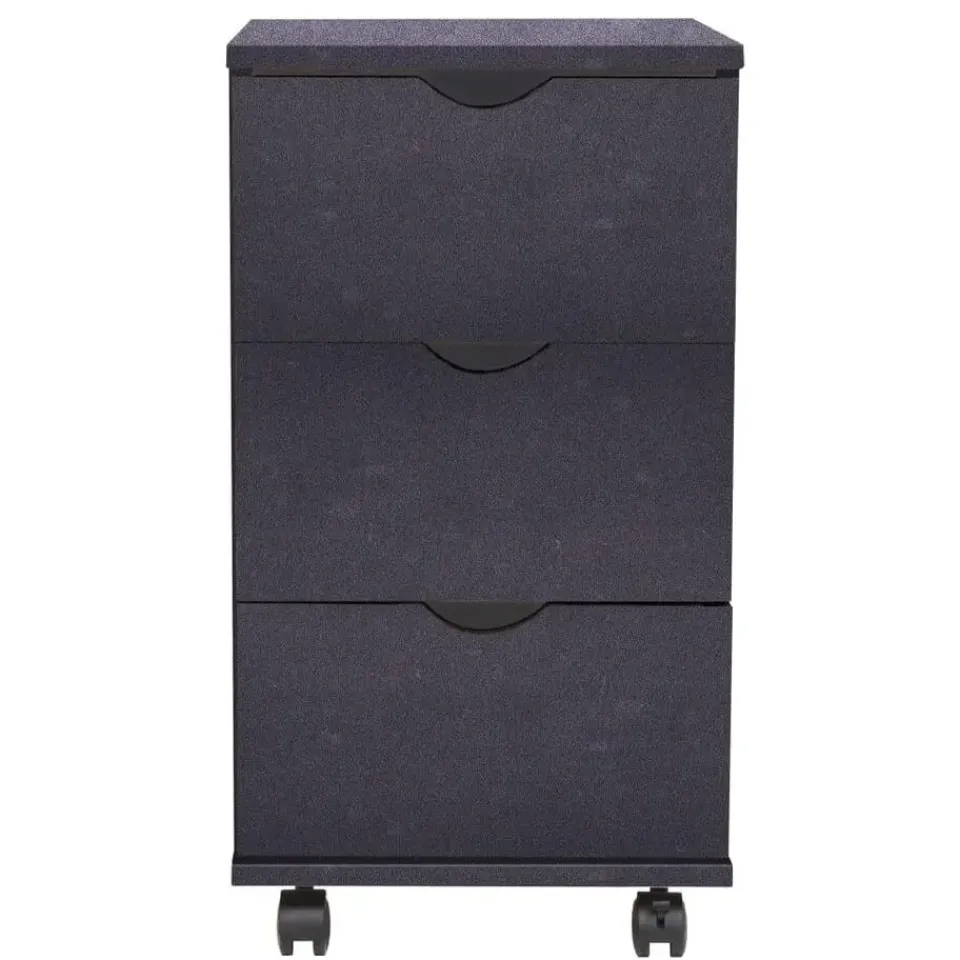 vidaXL - Ladekast - Zwart - Bewerkt hout Outlet