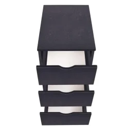 vidaXL - Ladekast - Zwart - Bewerkt hout Outlet