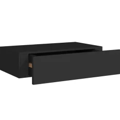 vidaXL - Ladeschap - Zwart - MDF Best