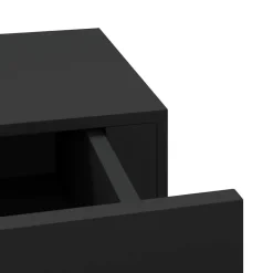 vidaXL - Ladeschap - Zwart - MDF Best