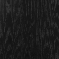 vidaXL - LED TV-meubel met 2 deuren - Zwart eiken - Hout en glas - 120x30x50 cm