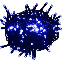 vidaXL - Led-slinger - Blue - 15 m Discount