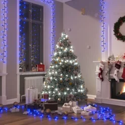 vidaXL - Led-slinger - Blue and dark green - 13 m New