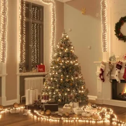 vidaXL - Led-slinger - Warmwit en donkergroen Sale