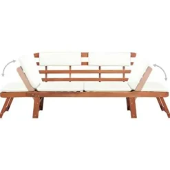 vidaXL - Ligbed - Bruin - Hout Outlet