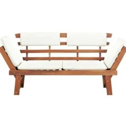 vidaXL - Ligbed - Bruin - Hout Outlet