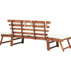 vidaXL - Ligbed - Bruin - Hout Outlet