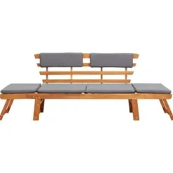 vidaXL - Ligbed - Bruin - Hout Hot