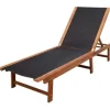 vidaXL - Lounger - Bruin - Hout Outlet