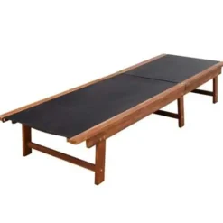 vidaXL - Lounger - Bruin - Hout Outlet