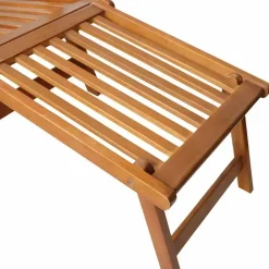 vidaXL - Lounger - Bruin - Hout