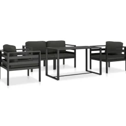 vidaXL - Loungeset - Antraciet - Aluminium Hot