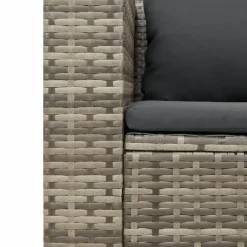 vidaXL - Loungeset - Grijs - Poly rattan Clearance