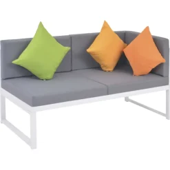 vidaXL - Loungeset - Multikleur - Aluminium Clearance