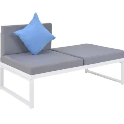 vidaXL - Loungeset - Multikleur - Aluminium Clearance