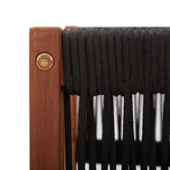 vidaXL - Loungeset - Wit - Acaciahout - 5 stuks- Met kussens New