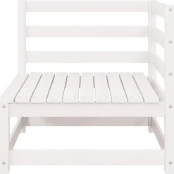 vidaXL - Loungeset - Wit - Grenenhout Online