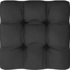 vidaXL - Loungeset - Zwart - Grenenhout Discount