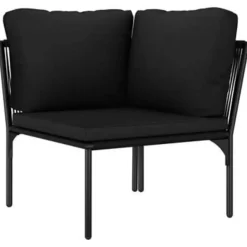 vidaXL - Loungeset - Zwart - PVC Sale