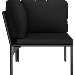 vidaXL - Loungeset - Zwart - PVC Sale