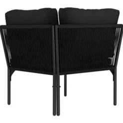 vidaXL - Loungeset - Zwart - PVC Sale