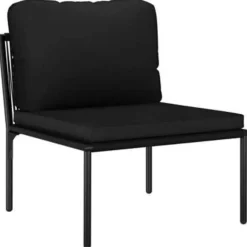 vidaXL - Loungeset - Zwart - PVC Sale