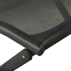 vidaXL - Loungeset - Zwart - Aluminium Best