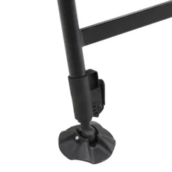 vidaXL - Loungestoel met armleuning - Groen - Staal Discount