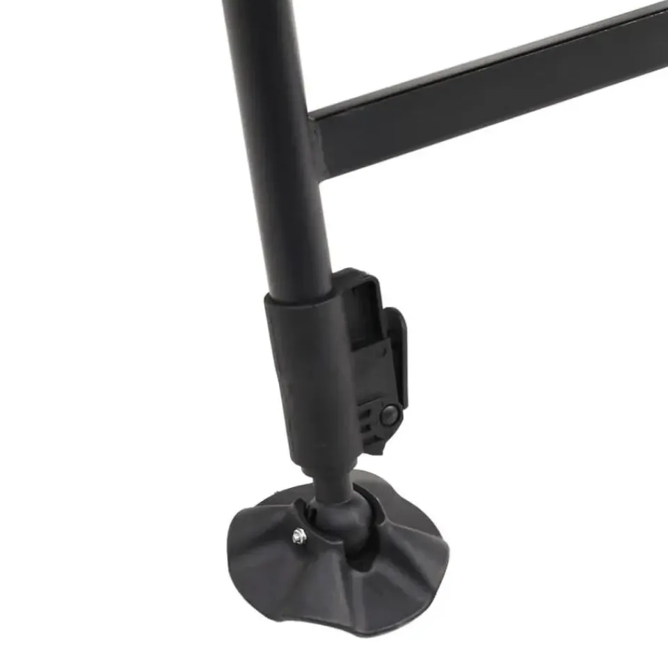 vidaXL - Loungestoel met armleuning - Groen - Staal