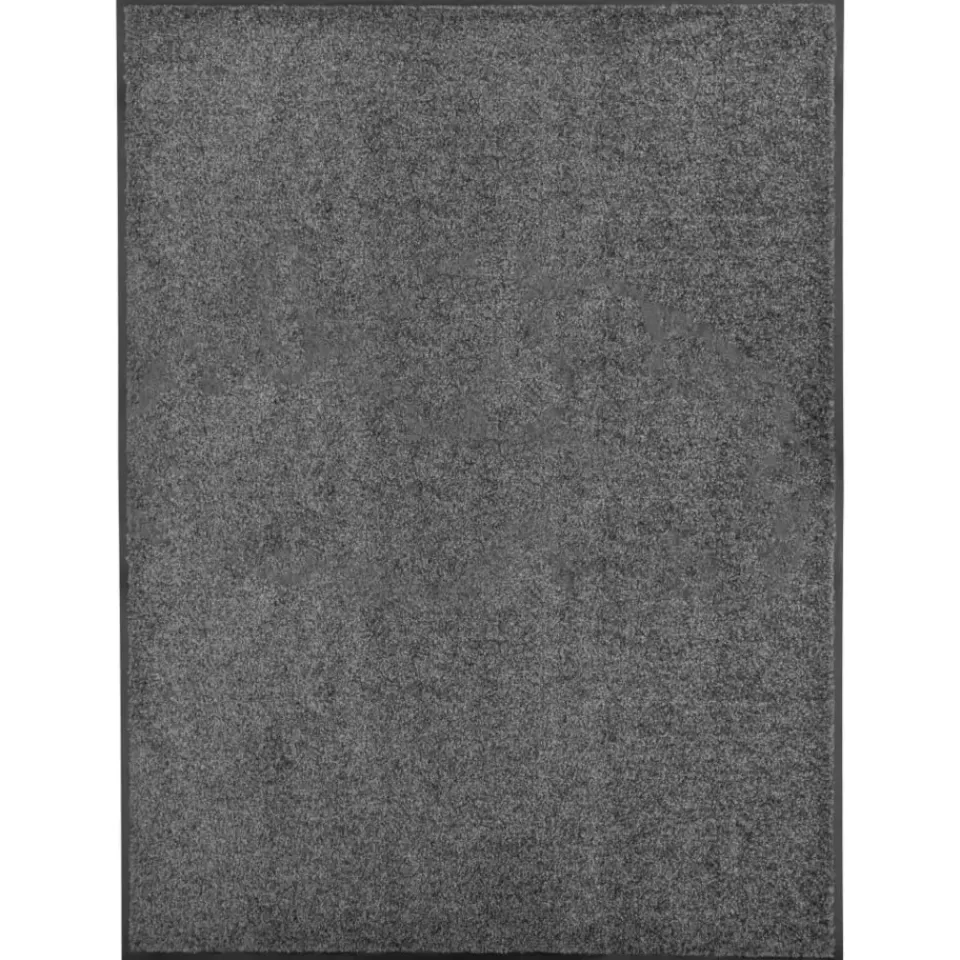 vidaXL - Mat - Antraciet - Stof - 90 x 120 cm New