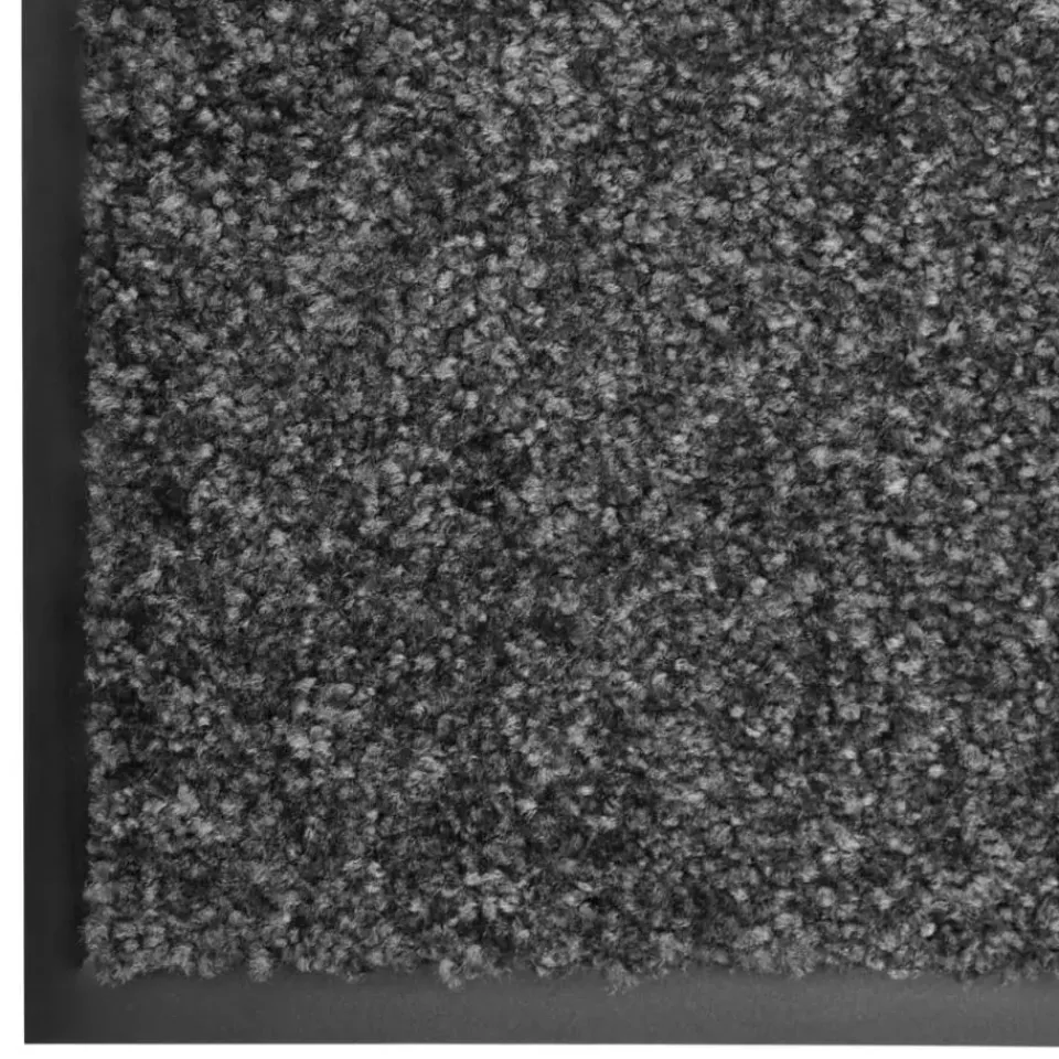 vidaXL - Mat - Antraciet - Stof - 90 x 120 cm New