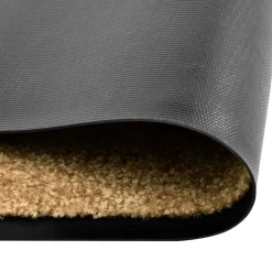 vidaXL - Mat - Crème - Stof - 60 x 180 cm