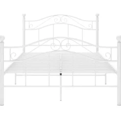 vidaXL - Metalen bed frame - Wit - 120x200 cm Best