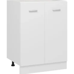 vidaXL - Onderkast - Wit - Bewerkt hout