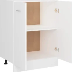 vidaXL - Onderkast - Wit - Bewerkt hout