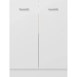 vidaXL - Onderkast - Wit - Bewerkt hout