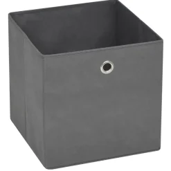 vidaXL - Opbergbox - Grijs - Stof - 4 stuks Best