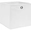 vidaXL - Opbergbox - Wit - Stof - 4 stuks Best