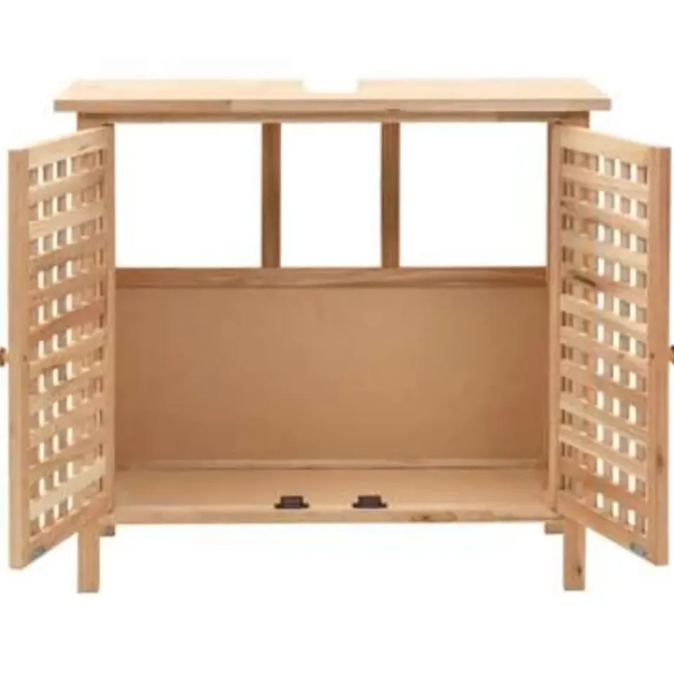 vidaXL - Opbergkast - Beige - Hout Discount