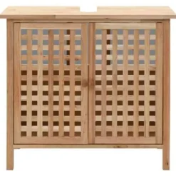 vidaXL - Opbergkast - Beige - Hout Discount