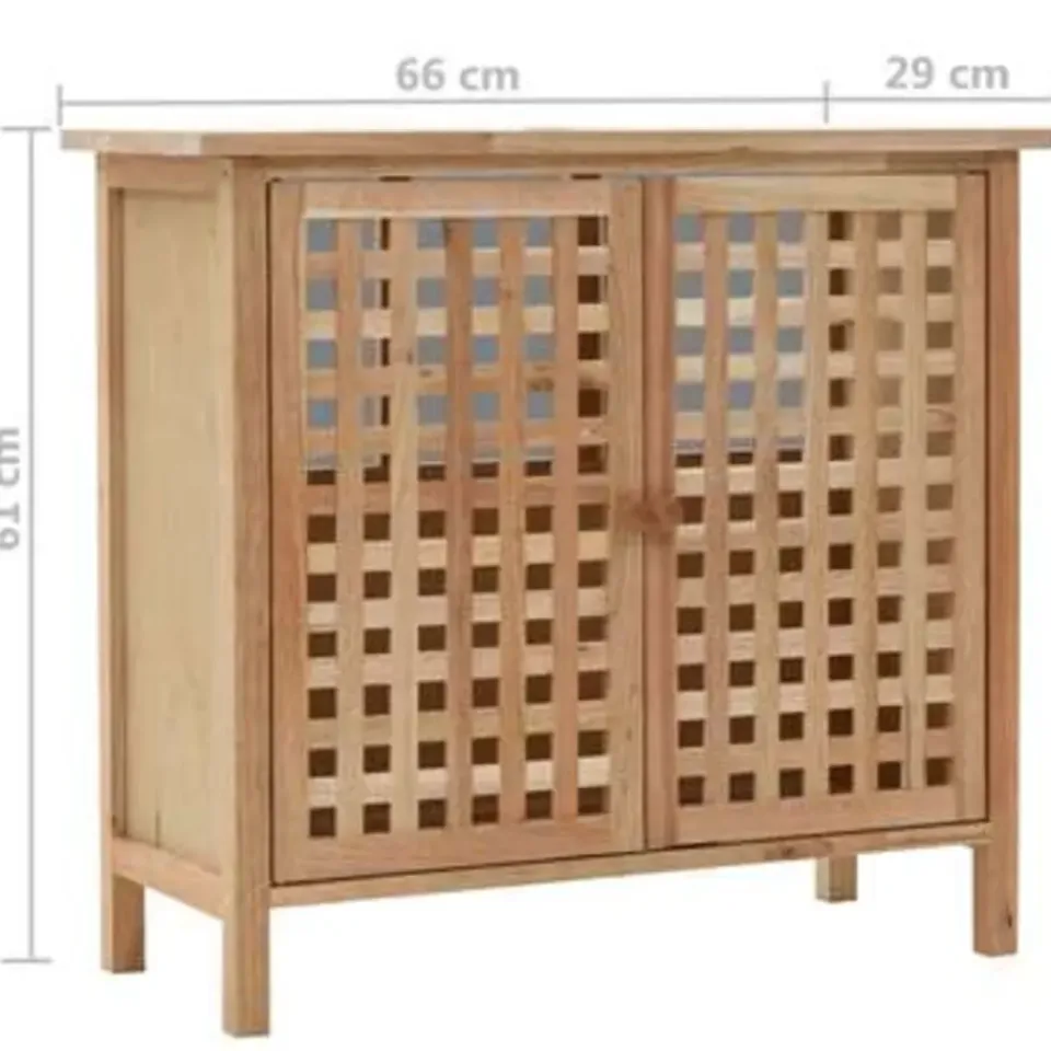 vidaXL - Opbergkast - Beige - Hout Discount