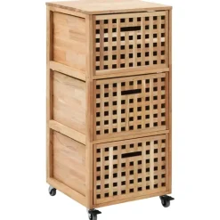 vidaXL - Opbergkastje - Bruin - Hout Sale