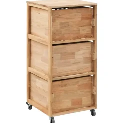 vidaXL - Opbergkastje - Bruin - Hout Sale