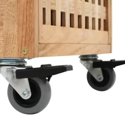 vidaXL - Opbergkastje - Bruin - Hout Sale