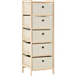 vidaXL - Opbergmeubel - Beige - Hout Hot