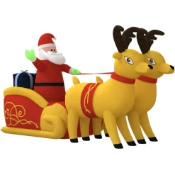 vidaXL - Opblaasbare Kerstman - 130 cm Clearance