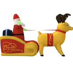 vidaXL - Opblaasbare Kerstman - 130 cm Clearance