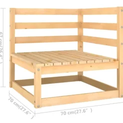 vidaXL - Palletbank - Antraciet - Grenenhout Sale