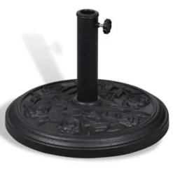 vidaXL - Parasolvoet - Zwart - Staal Hot